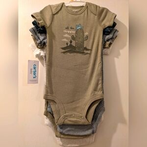 NWT 5 piece onesie set